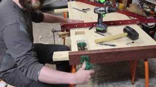 006  JordsWoodShop Roubo bench modification  Tail vise [upl. by Clemens]