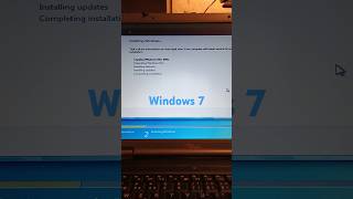 Installing Windows 7  Shorts video  November 2024 [upl. by Schumer827]