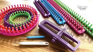 How to Loom Knit for Beginners  Types of Looms [upl. by Sherri]