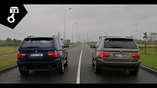 BMW X5 48is vs 30d E53 Drag zhmuraTV [upl. by Piselli768]