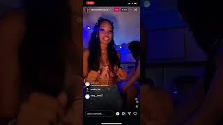 Dymondsflawless with BADDIE FRIENDS INSTA Live THROWING IT BACK😍💦 🍑 trending viral naughty [upl. by Nedac]