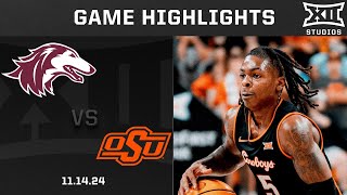 Southern Illinois vs Oklahoma State Game Highlights  202425 Big 12 Mens Basketball [upl. by Eisac]