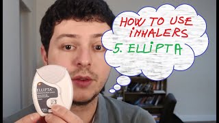 5 How to use inhalers  Ellipta Incruse Anoro Relvar Trelegy Breo [upl. by Meerak620]