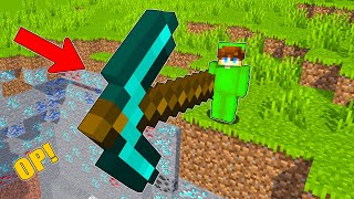 Minecraft But I Can Craft GIANT Pickaxes Tagalog [upl. by Shargel777]