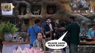 Rajat Dalal gives warning to Shehzada Dhami Shehzada fight with Rajat Dalal bigg boss 18 live [upl. by Zertnom]