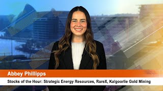 Stocks of the Hour Strategic Energy Resources RareX Kalgoorlie Gold Mining [upl. by Amerak]