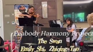 🎻✨ Emily Shi amp Zhiqing Tao performed The Swan at Seneca Rockville Senior LivingSeptember 21st 24 [upl. by Dore]