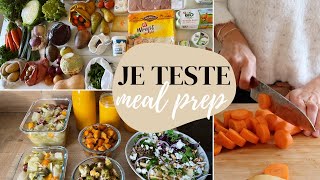 Je teste le MEAL PREP  Courses recettes et avis [upl. by Arodaeht]