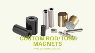 rodtubecylinder rare earth magnet manufacturer  China Magnets Source cylinder magnets with hole [upl. by Atauqal]