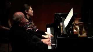 Germaine Tailleferre  Image  Julian Jacobson and Mariko Brown Piano Duet [upl. by Sacul]