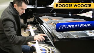 Ben Toury plays fast Boogie Woogie on Feurich 179 Piano Model Dynamic II 1st part [upl. by Teplica]