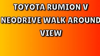 Toyota Rumion V Neodrive Exterior Walkaround view  Car views [upl. by Yentrok]