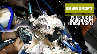 Downdrfat Throttle Body Vario 150 Standar dan Head Standar TUTORIAL PASANG [upl. by Tsew]