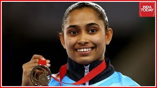 Gold Quest At Rio Dipa Karmakar Makes To Final Of Vault In Gymnastics [upl. by Nibbs]