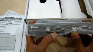 SYS2UCOM  แกะกล่อง DLink DKVM4U  4Port USB KVM Switch  2 Cables Included [upl. by Steere]