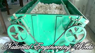 Cotton Ginning Process at National Engineering works [upl. by Oiramel870]