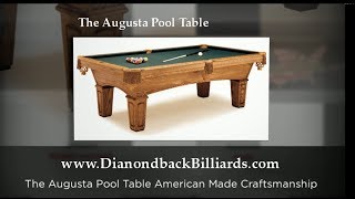 Augusta Pool Table by Olhausen Call 4807921115 [upl. by Akemhs]