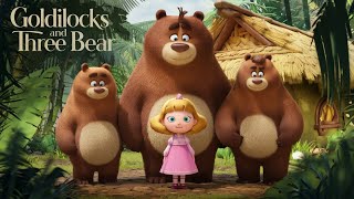 Goldilocks and Three Bears  Hindi Moral Stories  Bedtime stories 3D Animated Cartoon for kids [upl. by Power404]