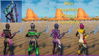 Skin Asphalte Pitstop Gameplay Fortnite [upl. by Navaj]