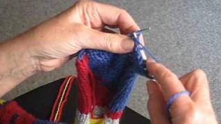 HOW TO PURL IN THE BACK OF A STITCH [upl. by Jobyna]