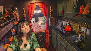 VAN TOUR 🍄 Girl Built The ULTIMATE Whimsigoth Hippie Van [upl. by Egor]