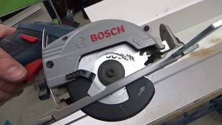 Bosch GKS 108V im Praxis Test mit Führungsschiene [upl. by Euqinmod637]