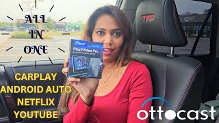 364 OTTOCAST Play2video Pro Wireless Carplay  Android Auto  Netflix  Youtube [upl. by Ekim]