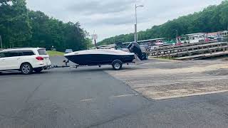 Lake Anna Va Tahoe T16 Boat Launch [upl. by Asiek]