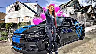 I LET MY CRUSH DRIVE MY HELLCAT REDEYE CHARGER IN THE TRENCHES [upl. by Shaylah902]