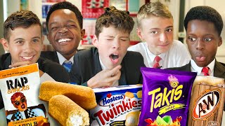 British Highschoolers try American Snacks for the first time [upl. by Fadas]