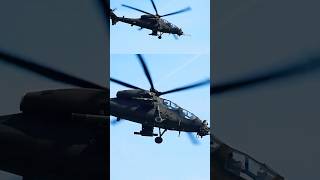 Agusta A129 Mangusta helicopter in slow motion [upl. by Aneeg168]