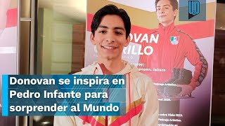 El patinador Donovan Carrillo se inspira en la música de Pedro Infante para lucir en la pista [upl. by Kaitlin]