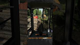 fdrlogging farmingsimulator22 excavator logging forestry simulation tree gaming logginglife [upl. by Thorvald]