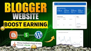 How to Earn Money from Blogger Website  How to Boost Blogger Website Earnings [upl. by Lai15]