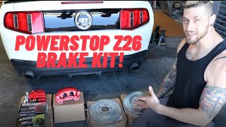 Powerstop Z26 brake kit on 2012 Mustang Coyote GT [upl. by Khalid]