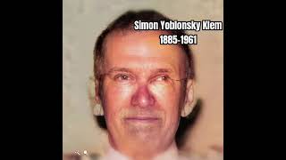 Simon Yoblonsky Klem 18851961 carlamarinellie klemfamily [upl. by Id]