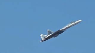 quotVertical takeoffquot Sukhoi Su57E Felon [upl. by Neitsabes360]