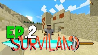 PRIMEROS TROLLEOS DIAMANTES Y SUFRIMIENTO D  SURVILAND EP 2  SERIE MINECRAFT SURVIVAL [upl. by Notselrahc236]