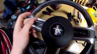 HOW TO RETROFIT STEERING WHEELS CONTROLS ON 2014 STEERING INTO A 2005 MUSTANG [upl. by Pence]