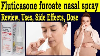 Fluticasone furoate nasal spray uses in hindi  Fluticasone nasal Spray  Uses Side Effects Dose [upl. by Duster]