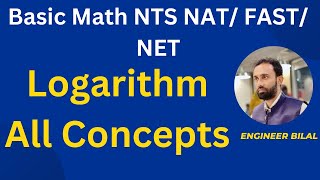 Basic Math for Entry Test Logarithm FAST NTS NUST NET I NTS Test Preparation I Logarithm Question [upl. by Suoirrad]