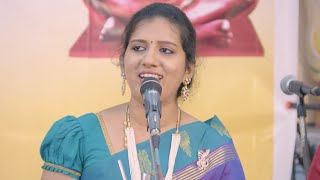 3rd YEAR NAMASANKEERTHANA FESTIVAL 2024  NAMA SANKEERTHANAM BY KOVAI Smt SRIHARINI VINOTH [upl. by Eus]