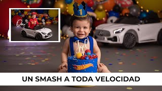 Un smash A TODA VELOCIDAD  Sesión Smash Cake [upl. by Broeder657]