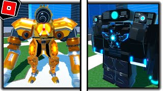 How to get TITAN DRILLMAN and TITAN PROJECTORMAN 20 MORPHS in SUPER TOILET BRAWL  Roblox [upl. by Malcom]