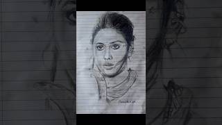 Smita Patil portrait smitapatil smitapatildrawing bollywood [upl. by Montagna432]