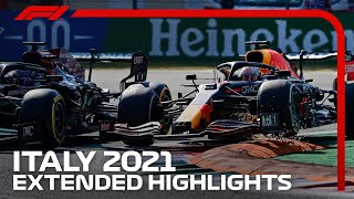 Extended Race Highlights  2021 Italian Grand Prix [upl. by Eppillihp]