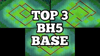 New BEST BH5 BASE TROPHY Base Link 2023 Top3 Clash of Clans  Builder Hall 5 Top Base BH5 [upl. by Werby741]