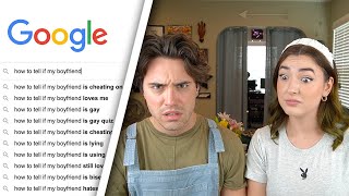 Taking A Quiz To See If My Boyfriend Is Gay Reacting To Most Googled Questions About Love [upl. by Cinemod]