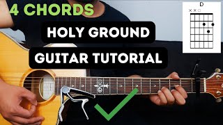 Holy Ground I Guitar Tutorial with capo I officialpassionmusic [upl. by Nallid]