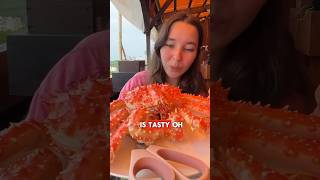 We Ate the Biggest Crab in Russia 🦀 shorts [upl. by Allehcim]